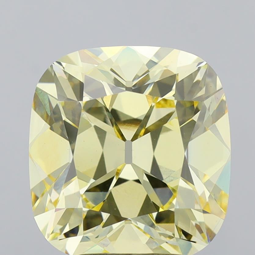 4.05 ct Cushion Lab-Grown Diamond · Yellow VS1 · IGI Certified