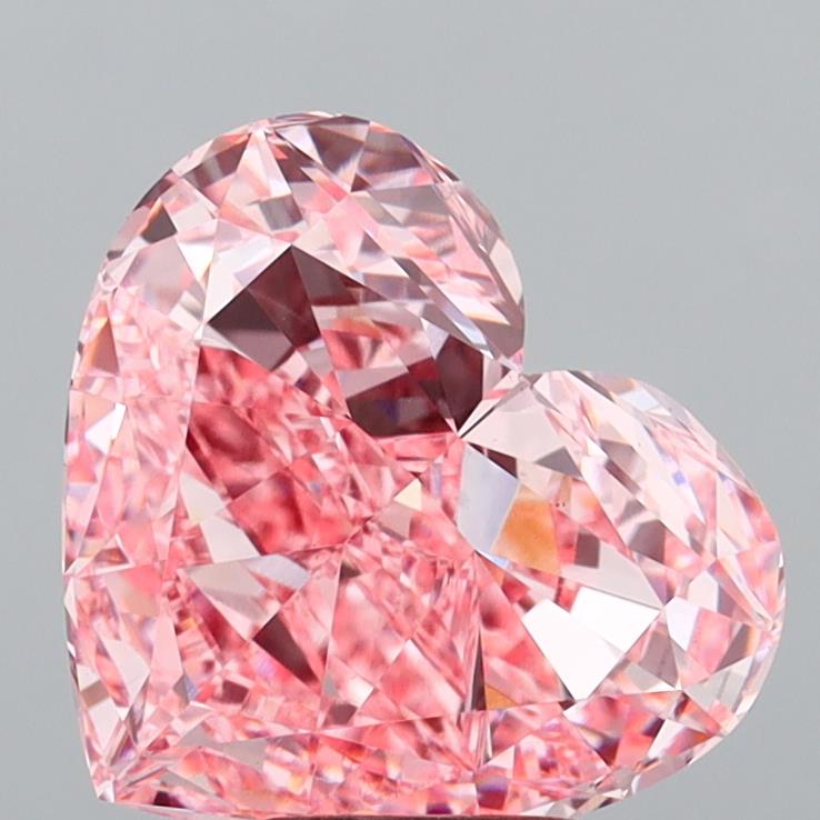 5.06 ct Heart Lab-Grown Diamond · PINK VS1 · IGI Certified