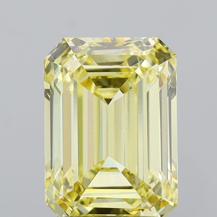 2.00 ct Emerald Lab-Grown Diamond · Yellow VS2 · IGI Certified
