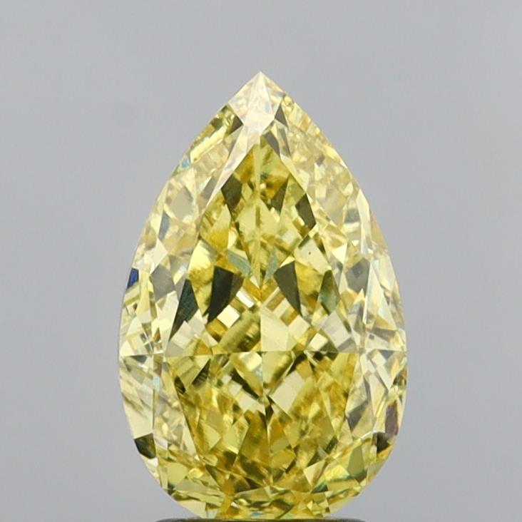3.03 ct Pear Lab-Grown Diamond · Y VS1 · IGI Certified