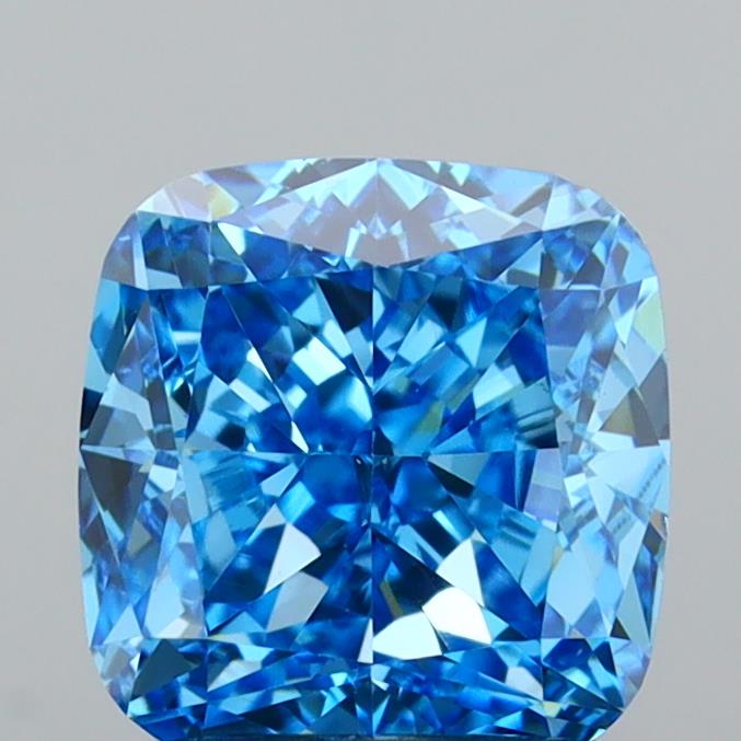 2.01 ct Cushion Lab-Grown Diamond · BLUE VS1 · IGI Certified