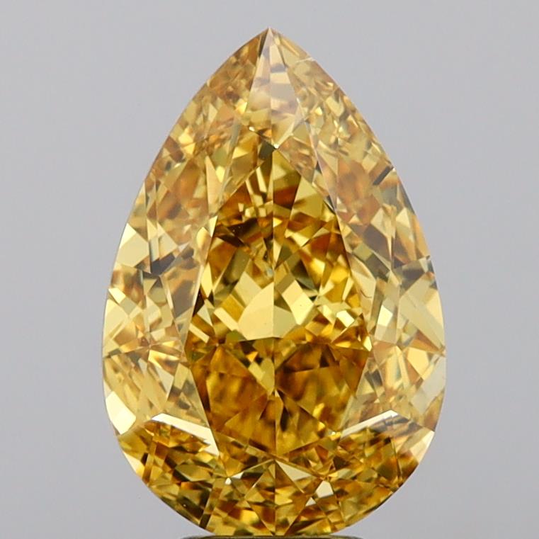 7.07 ct Pear Lab-Grown Diamond · Y VS1 · IGI Certified