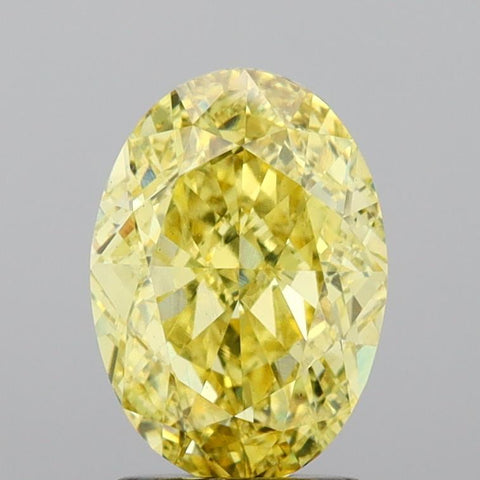 3.07 ct Oval Lab-Grown Diamond · Y VS2 · IGI Certified