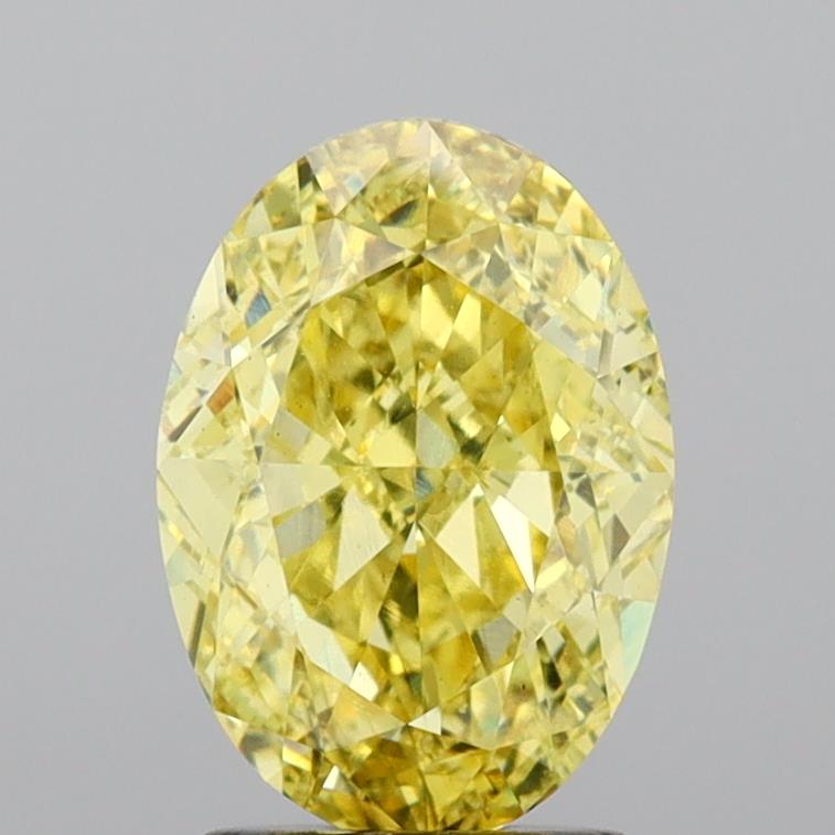 3.07 ct Oval Lab-Grown Diamond · Y VS2 · IGI Certified