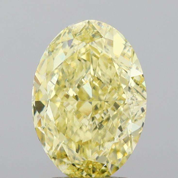 3.08 ct Oval Lab-Grown Diamond · Y VVS2 · IGI Certified