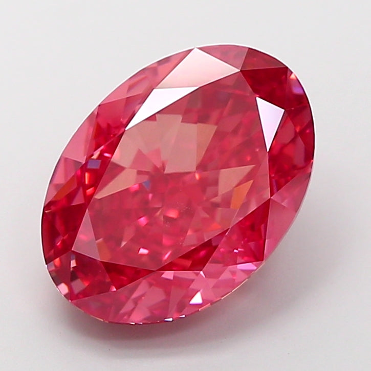 6.51 ct Oval Lab-Grown Diamond · RED VS1 · IGI Certified